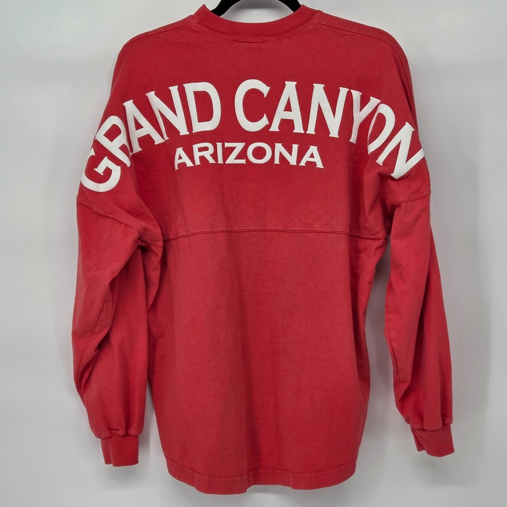 Spirit Jersey Adult Small Grand Canyon Arizona Long Sleeve Shirt Oversized Coral